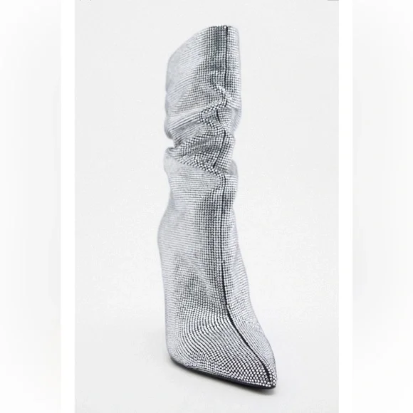 ❤️‍🔥❤️‍🔥Zara sparkly high heel ankle boots ❤️‍🔥❤️‍🔥 - Picture 8 of 12